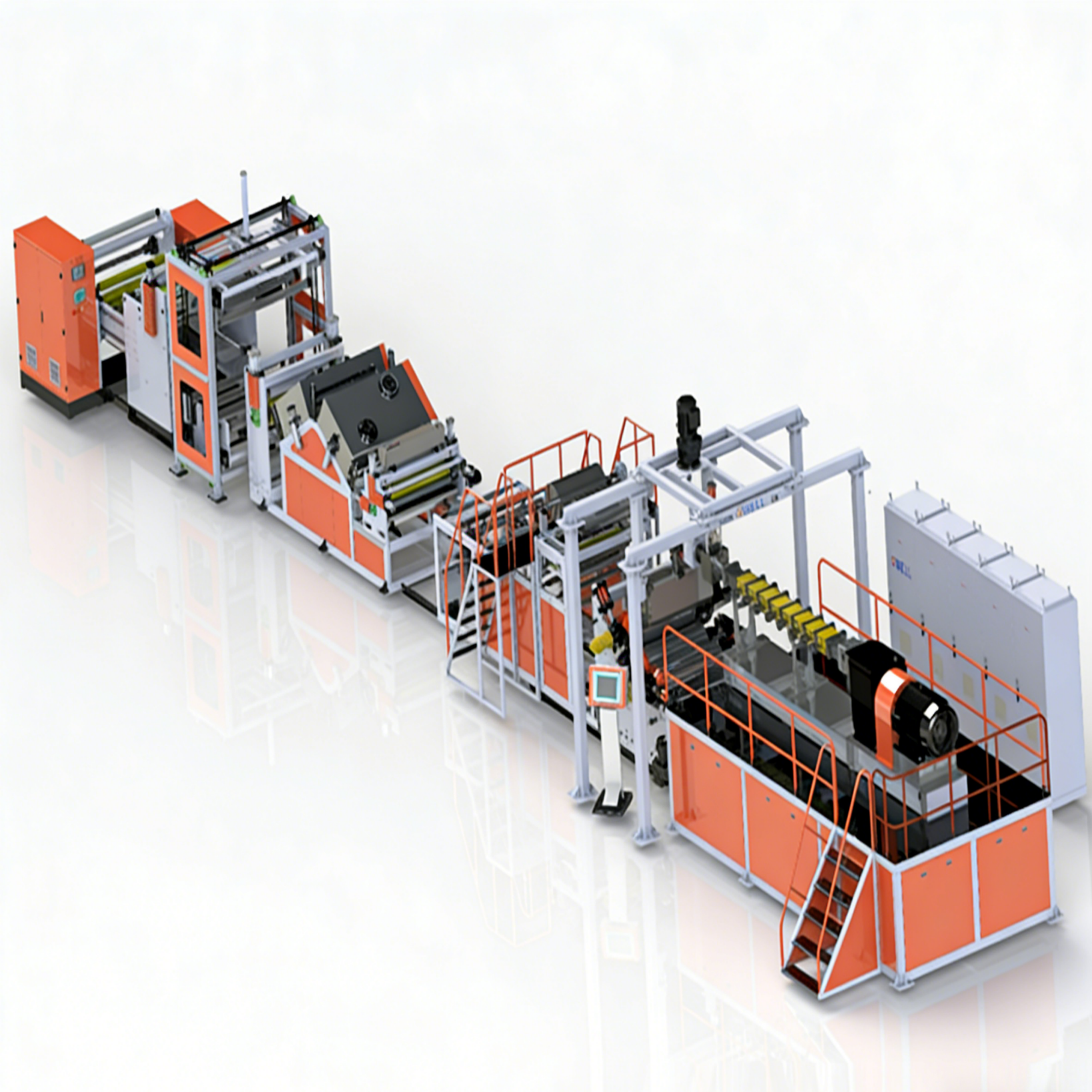 GWELL PLA PBS PBAT Starch Straw Sheet Extrusion Line