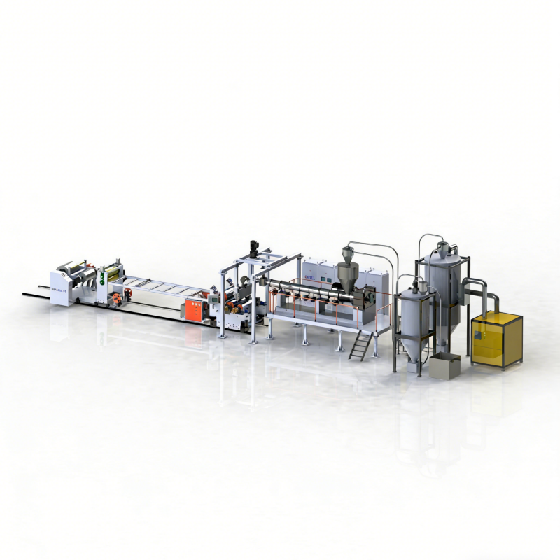 high productivity PET sheet extrusion line