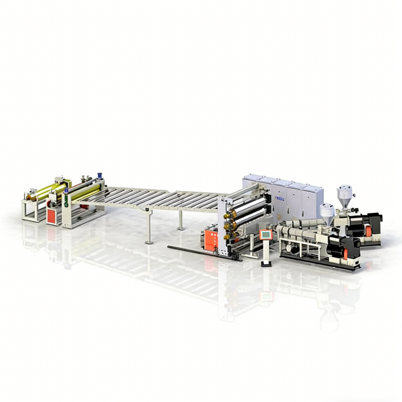 PVC rigid sheet extrusion line