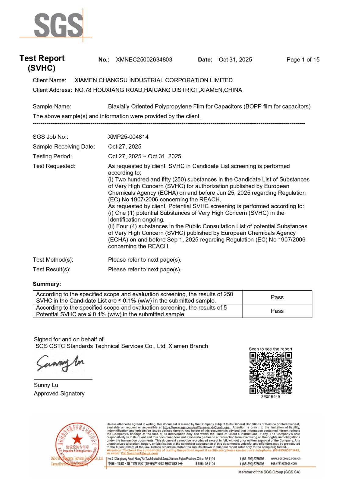 ultra-thin capacitor film