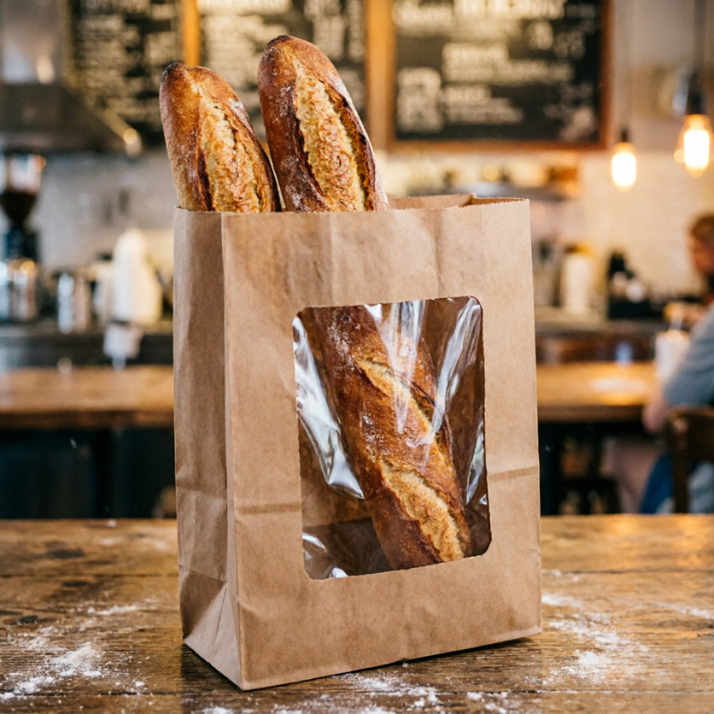 Eco-friendly packaging film for pastry