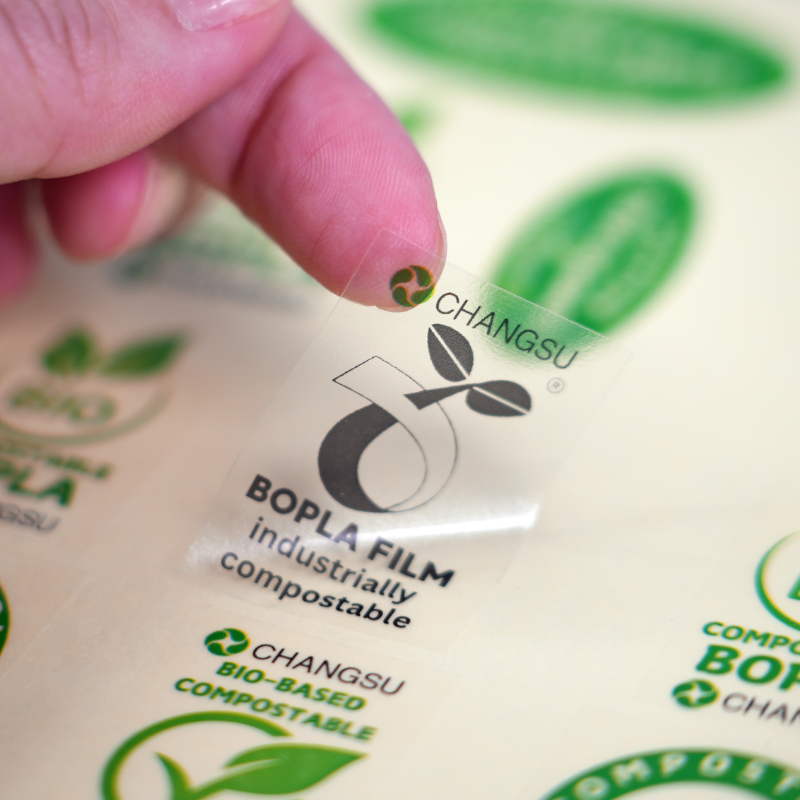 bio based film for pressure sensitive label