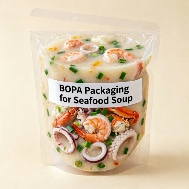 Tear-resistant easy open meat packaging