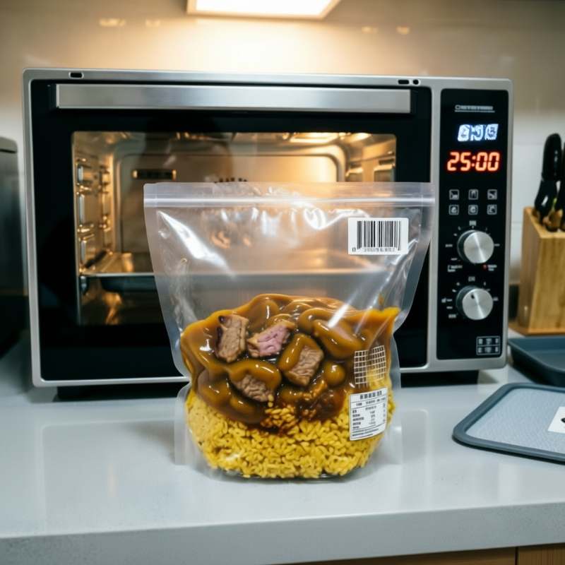 Easy Straight Tear Microwaveable BOPA Film