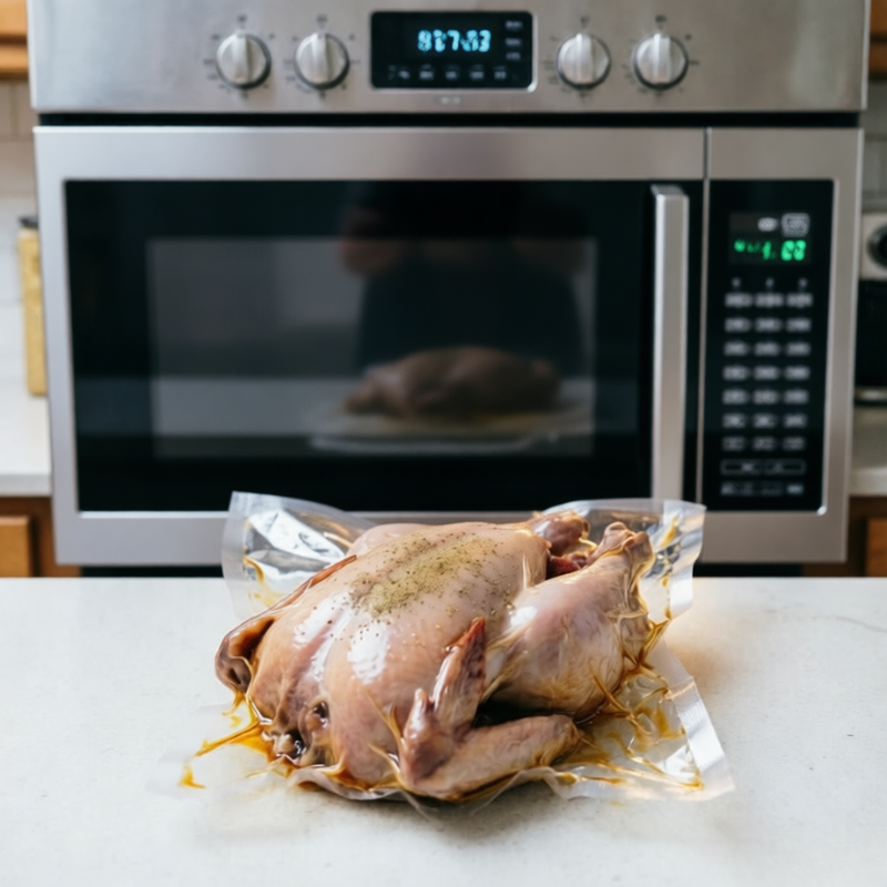 Microwaveable easy tear food film