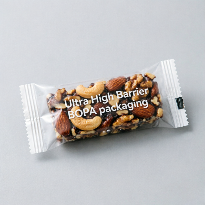 BOPA film for oxygen sensitive foods