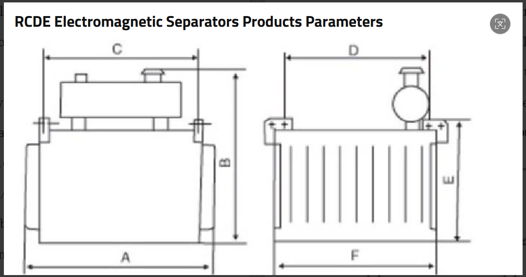 Oil Forced Circulation Electromagnetic Separator