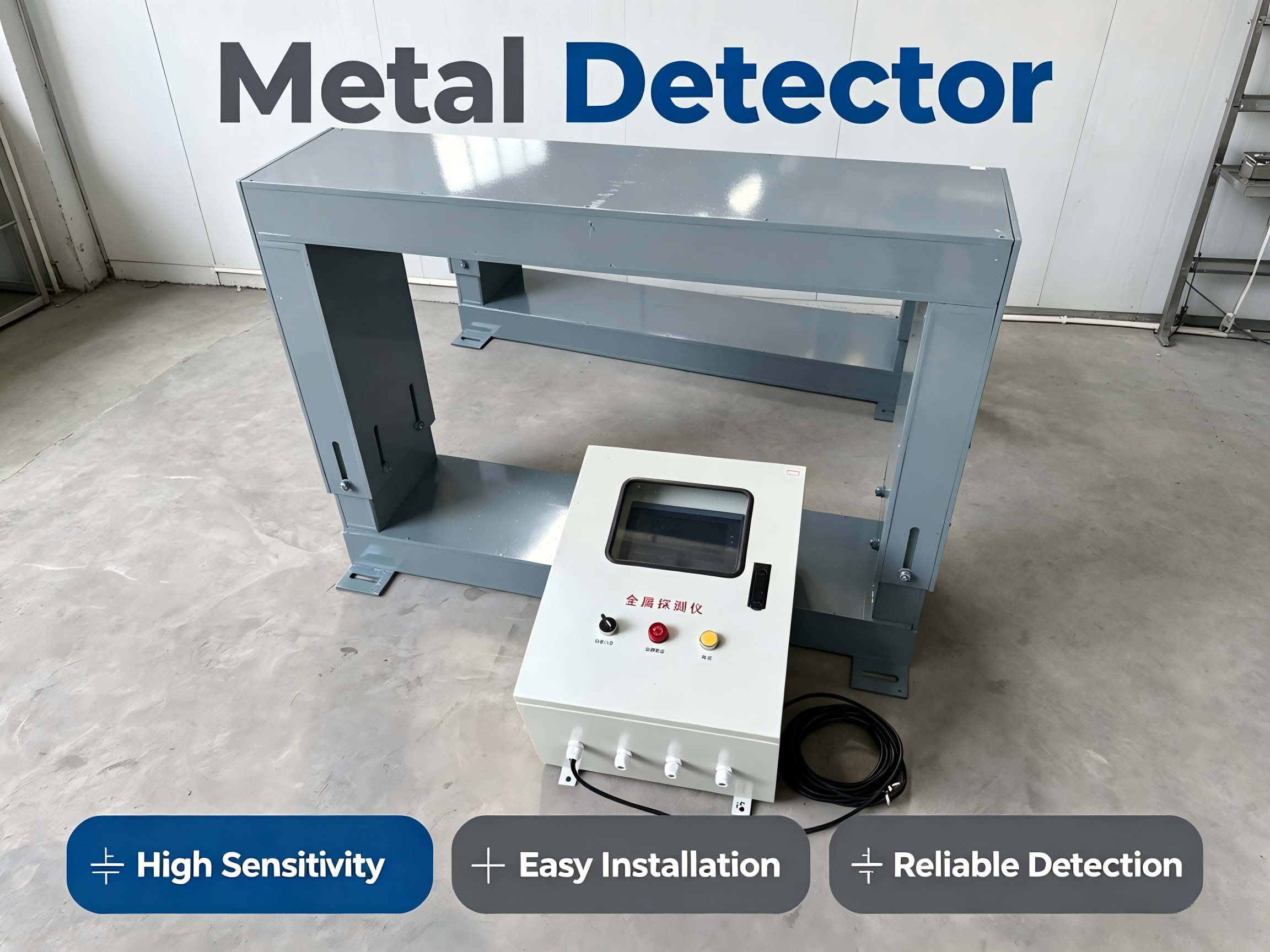 Metal Detector for Conveyor Belt Systems Metal Detector for Conveyor Belt Systems