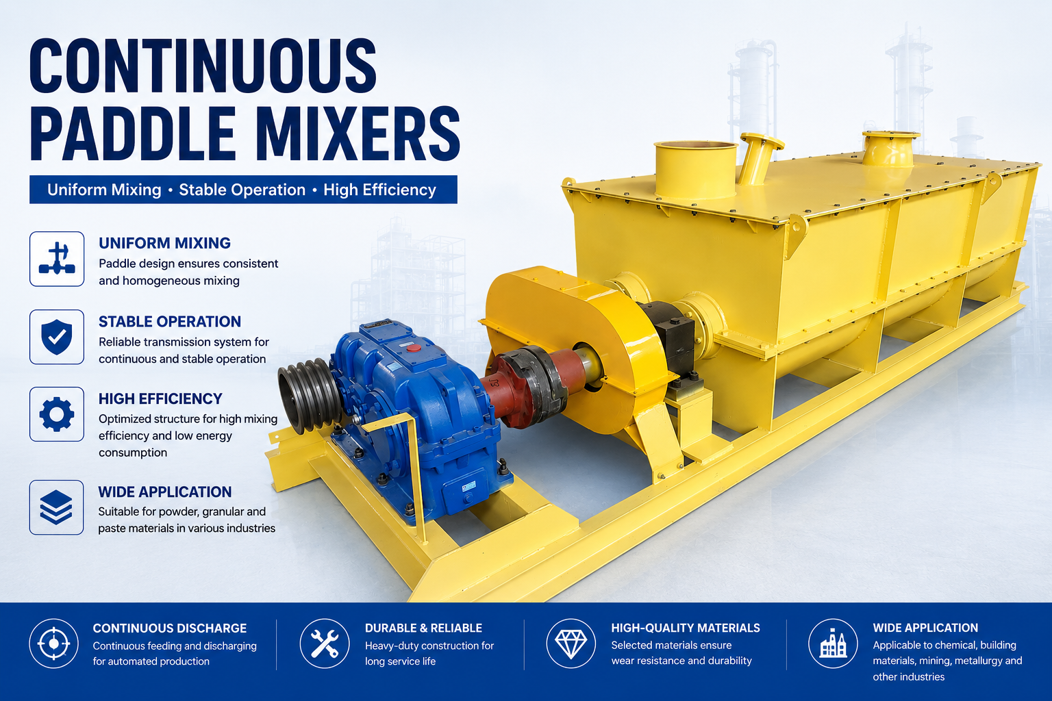 Twin-shaft Humidifying Mixer