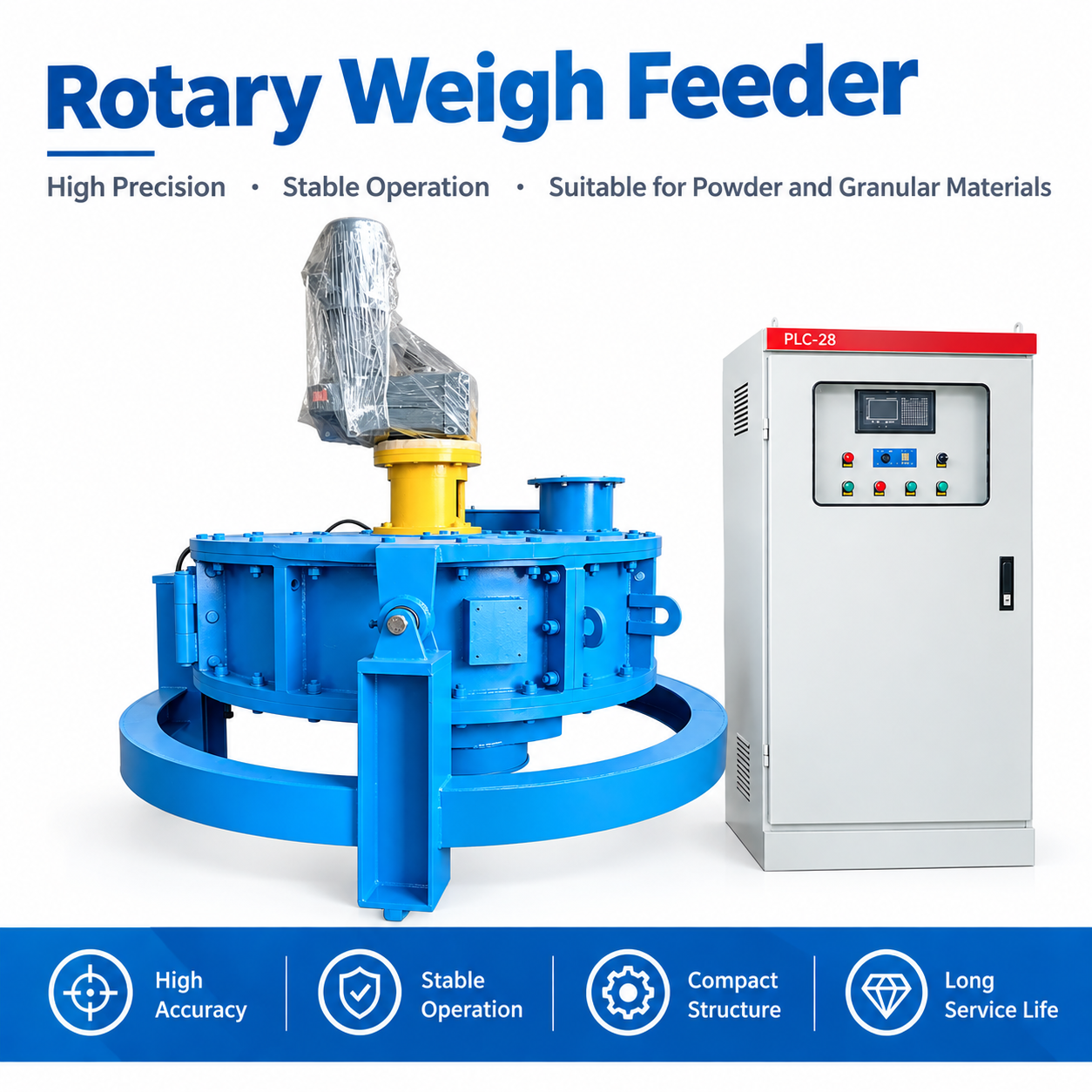 Rotary weigh feeder Rotary weigh feeder