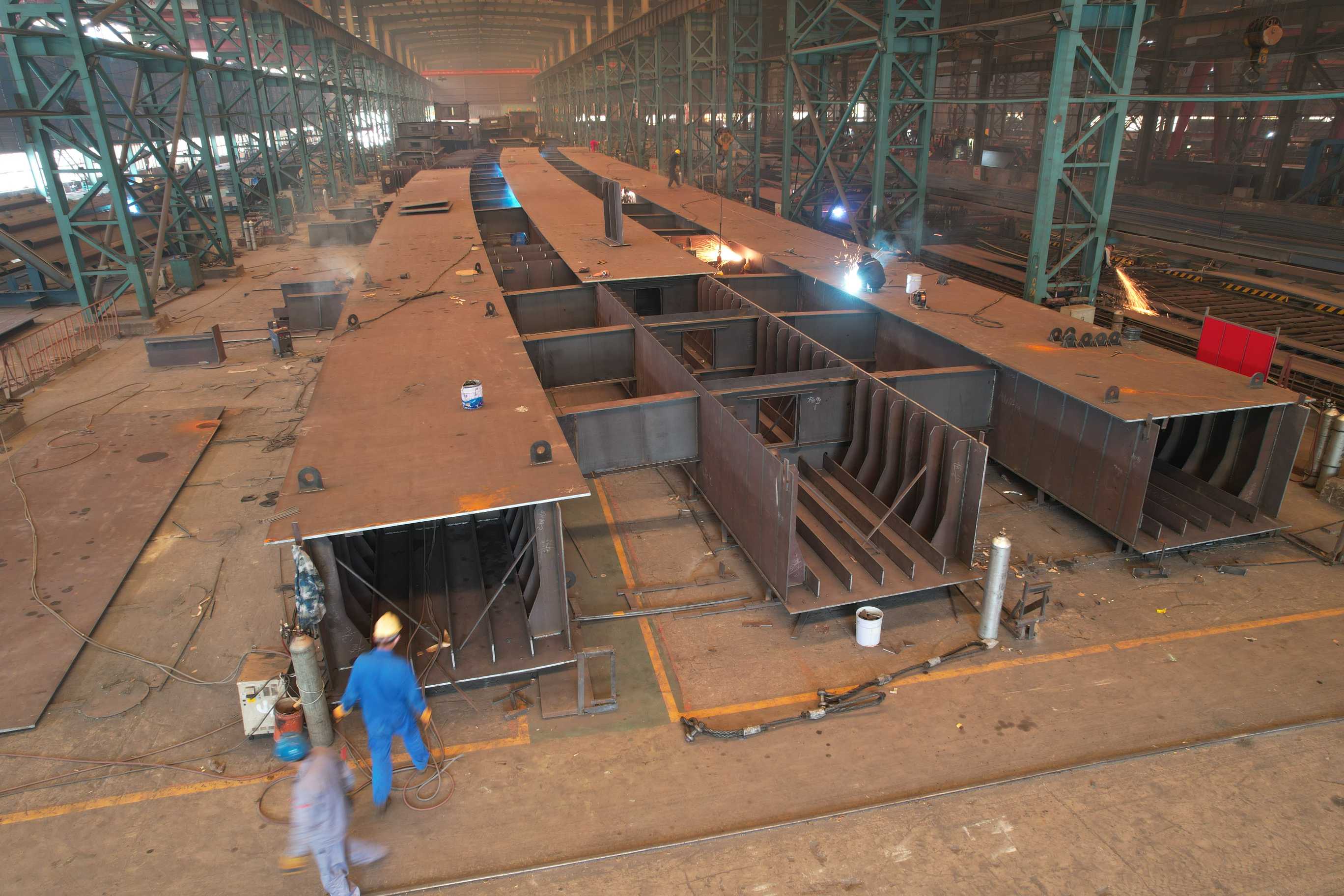 steel frame farm building