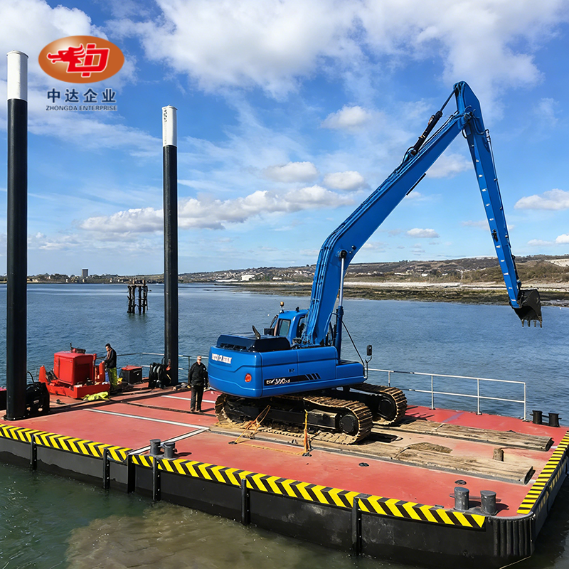 Floating Crane Pontoon Floating Crane Pontoon