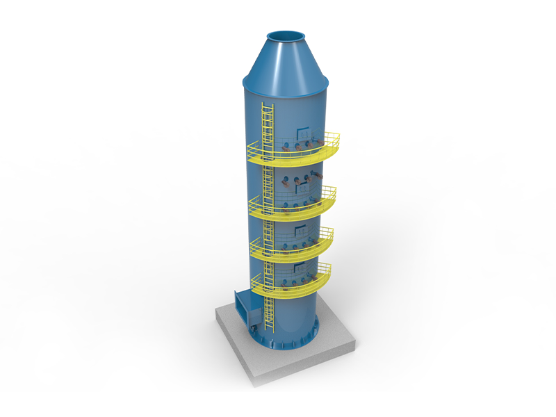 ڈی سلفرائزیشن سپرے ٹاور (سوڈیم الکلی طریقہ)