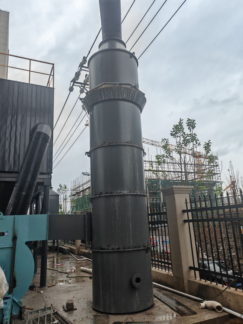 modular water film desulfurization tower
