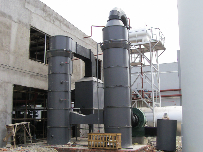 Integral water film desulfurization tower