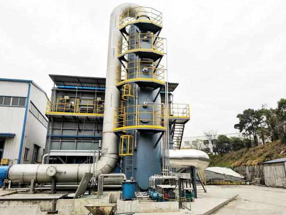 Desulfurization spray tower (sodium alkali method)