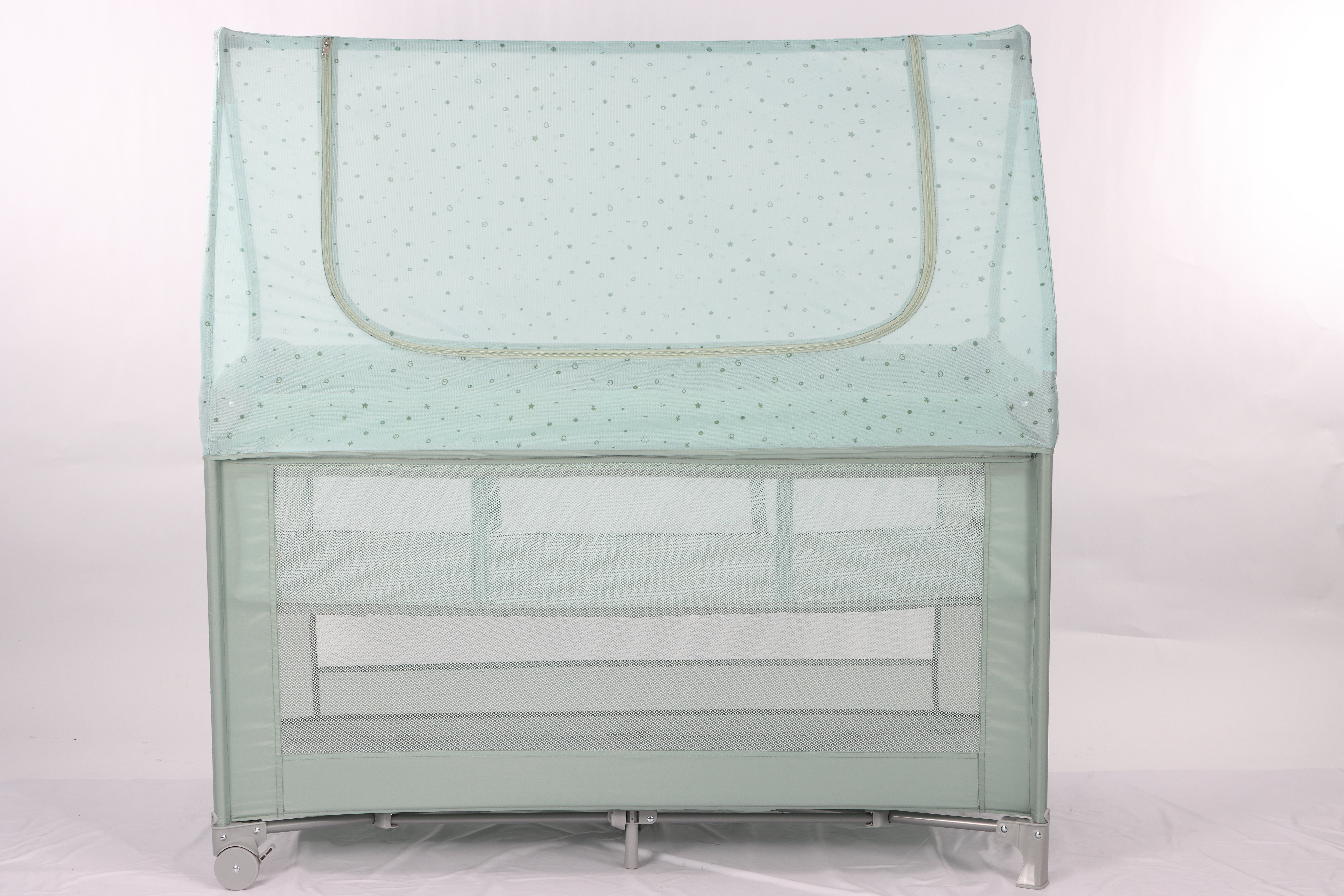 factory customization baby playpen with roof mosquito net