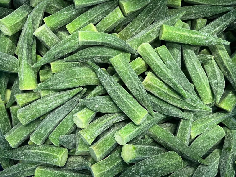 Frozen Okra whole | IQF Frozen Okra Manufacturer OEM Brands