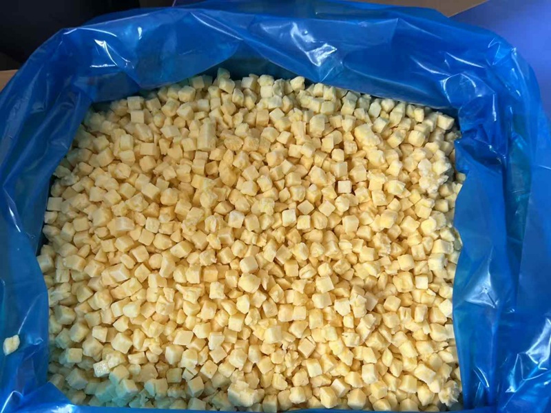 IQF Frozen Pineapple Dices - Bulk Wholesale & Custom Size
