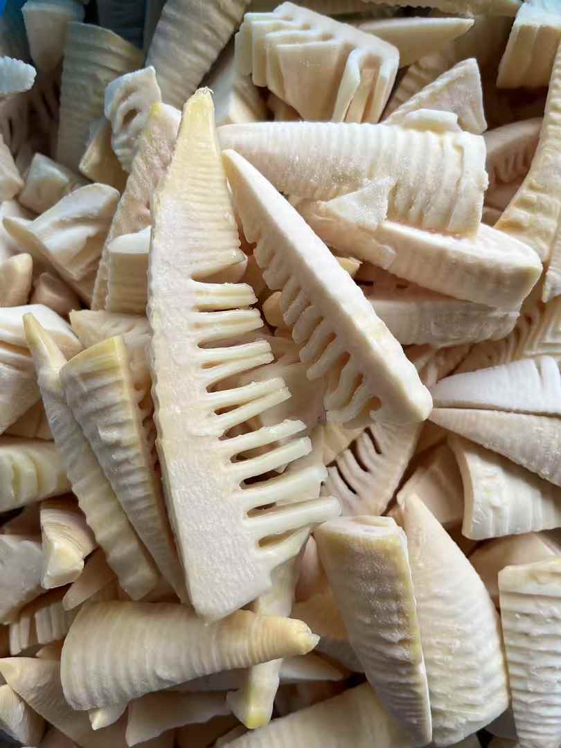 FRozen Spring Bamboo Shoot Manufacturer| Chunk Cube Tip Bulk Supply