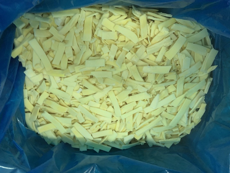 Frozen bamboo shoot manufacturer BRC Approved Factory L3-5cm IQF Bamboo Shoot Strips Wholesale