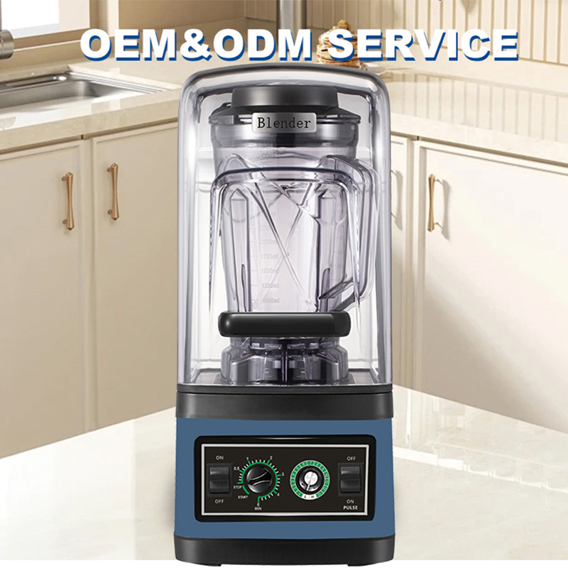 Multifunctional Manual Blender With Soundproof Cover For Crushing Ice And Juicing