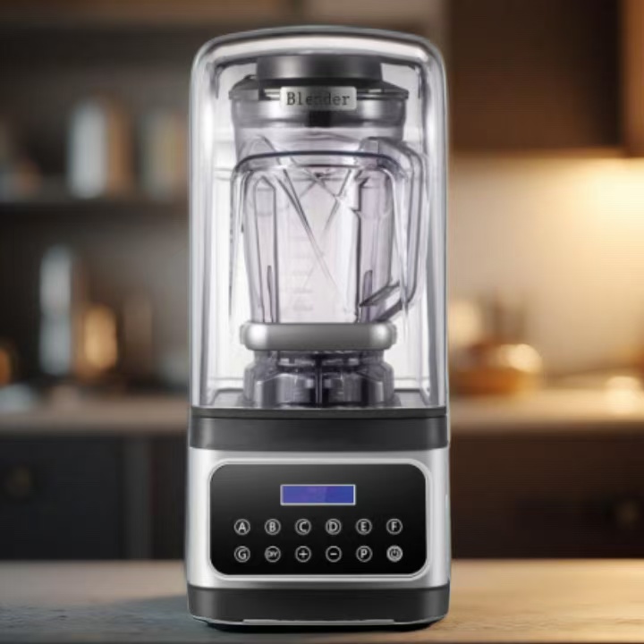 2200W High-power 5.2L Commercial Blender With Soundproof Cover