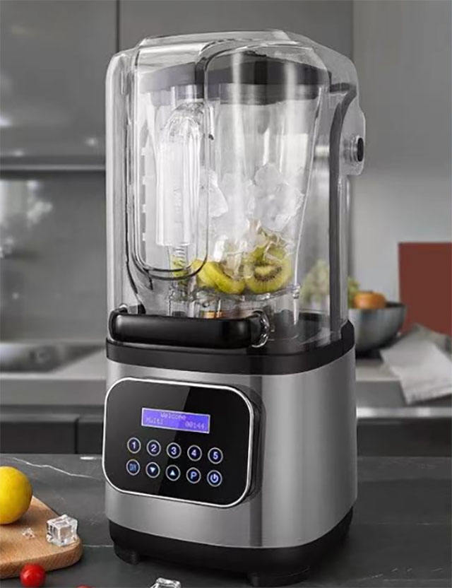 Frozen Fruit Blender With Soundproof Lid In Hotels