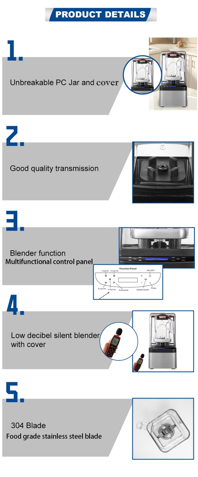 commercial kitchen blender