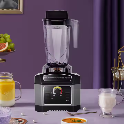 Professional Commercial Smoothie Blender With ABS Soundproof Cover