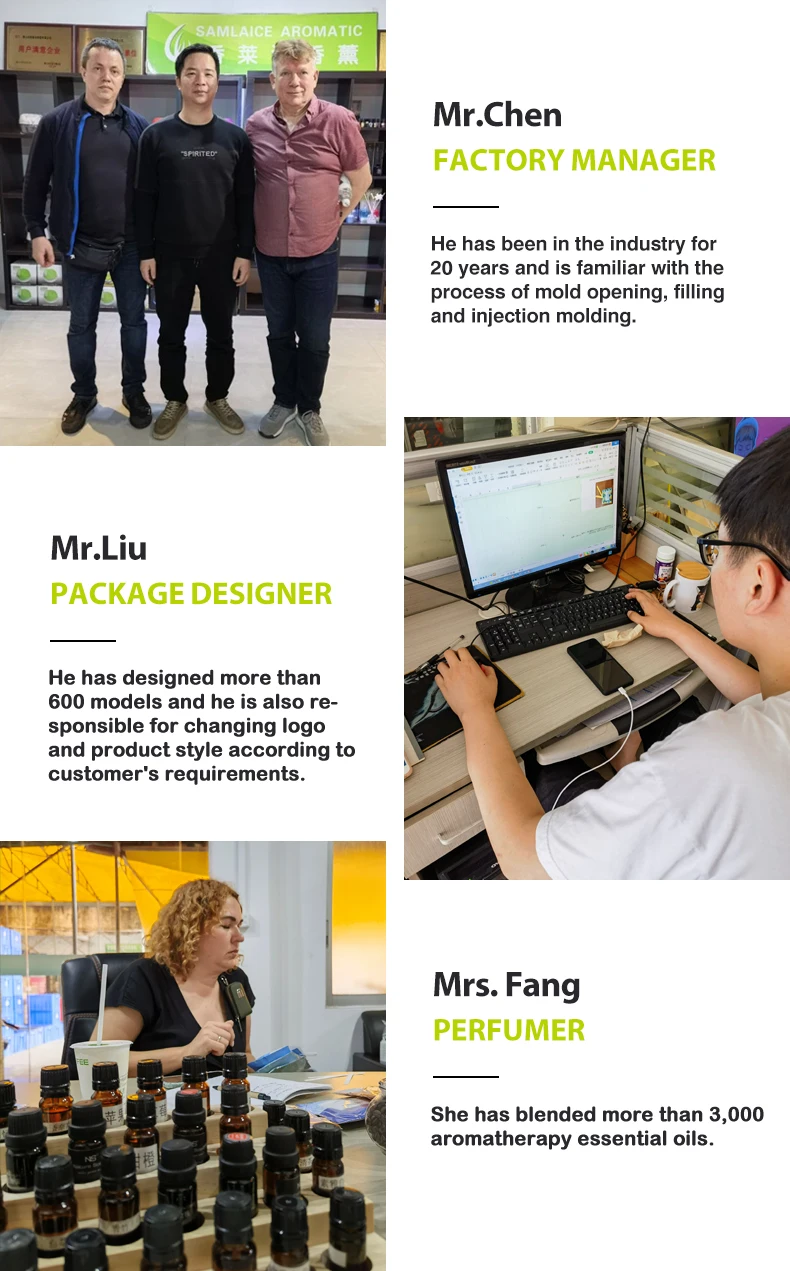 various fragrances diffuser