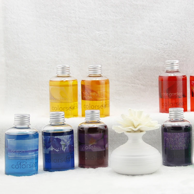 French Luxury Perfume Rattan Stick Glass Bottle Reed Diffuser with Natural Aroma Essential Oil