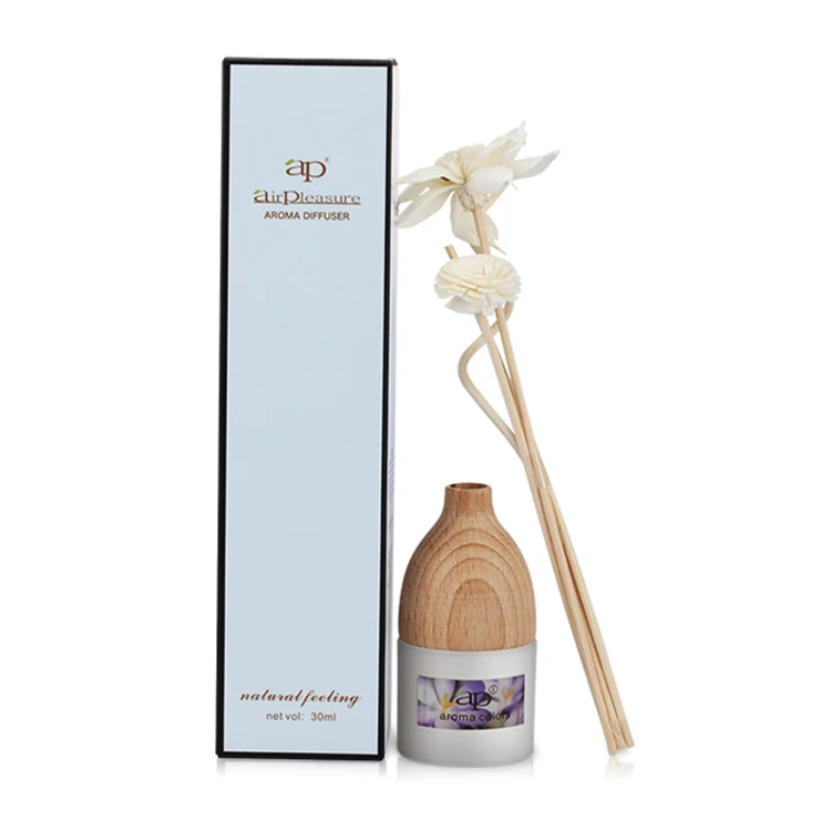 2026 NEW! Manufacturer Aroma Scented Wood Reed Diffuser , OEM with logo Car air Freshener
