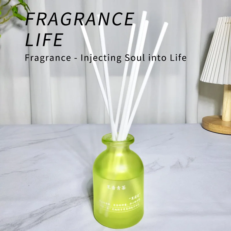 Custom Logo Reed Diffuser Sets Home Fragranace Gift Set, Aroma Reed Diffuser with Rattan Sticks for Room Scenting