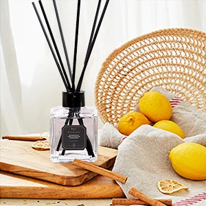 Factory New Design High Quality Home 150ml Aroma Bloom Diffuser Reed Diffuser with Rattan Stick