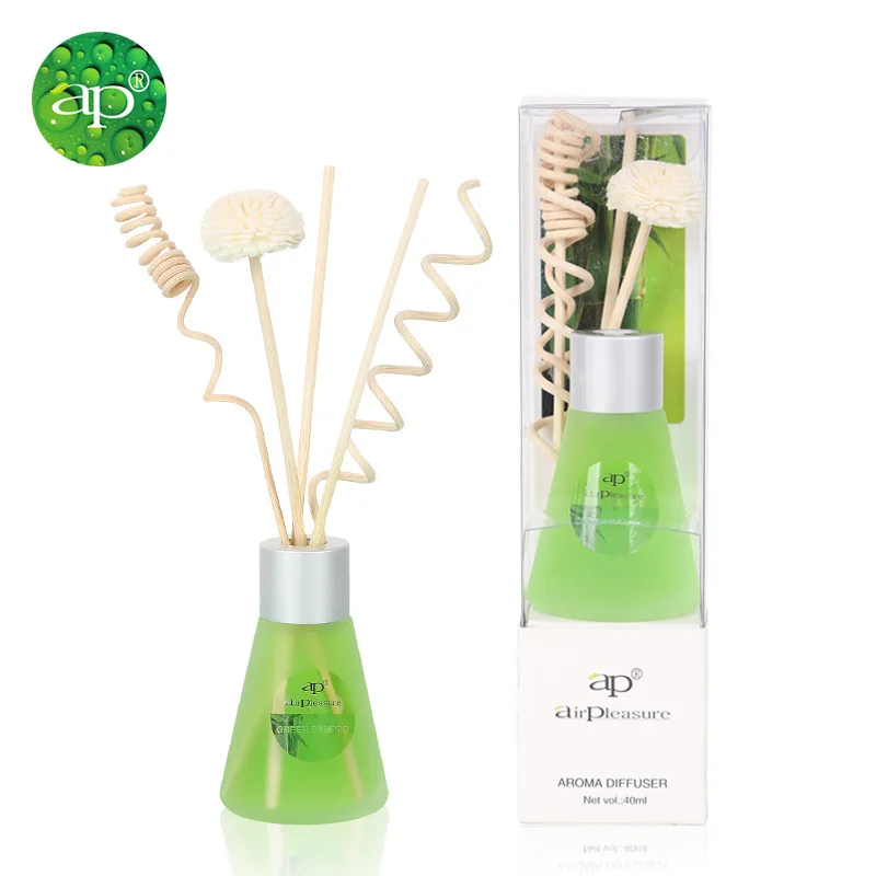 Wholesale Custom Glass Bottle Home Rooam Car Scent Aromather Fragrance Reed Diffuser Gift Set