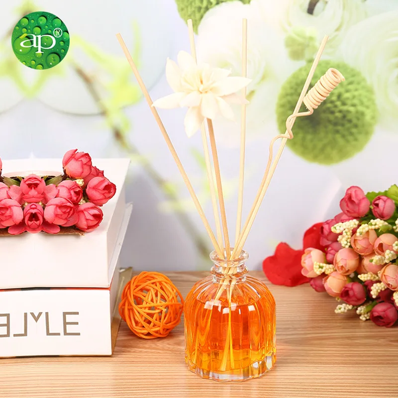 Hot Sale Best 102 ml Transparent Pumpkin Design Eco Friendly Essential Oil Diffuser Rattan Reed Sticks Fragrance With Bottle Essential Oil Diffuser