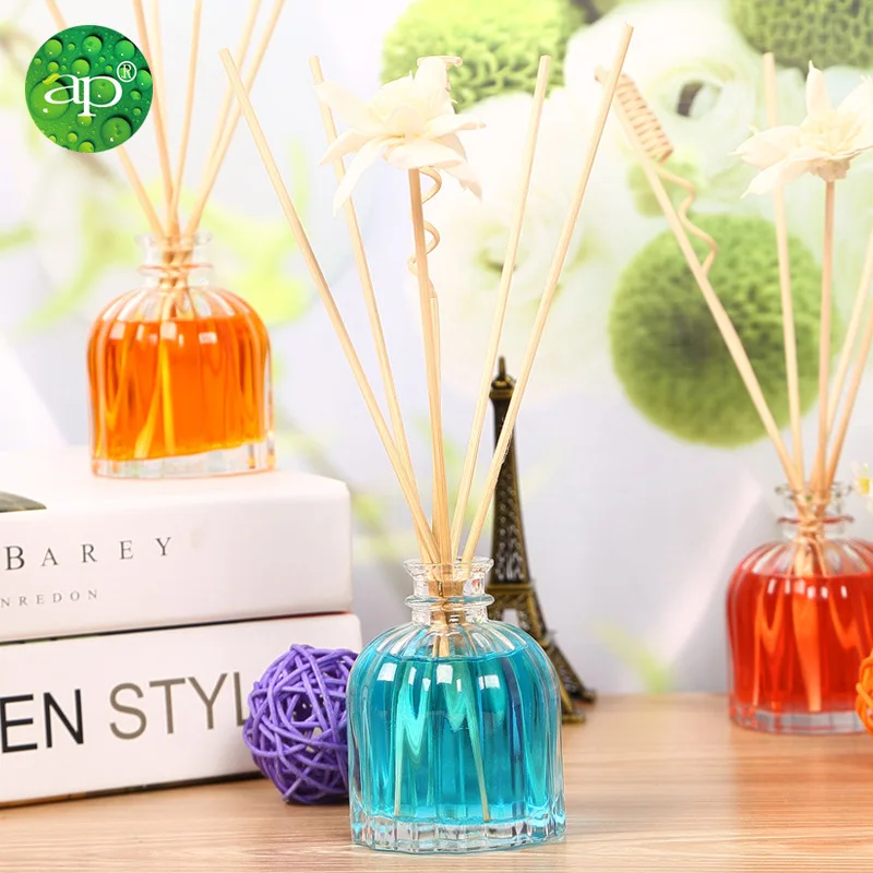 Hot Sale Best 102 ml Transparent Pumpkin Design Eco Friendly Essential Oil Diffuser Rattan Reed Sticks Fragrance With Bottle Essential Oil Diffuser
