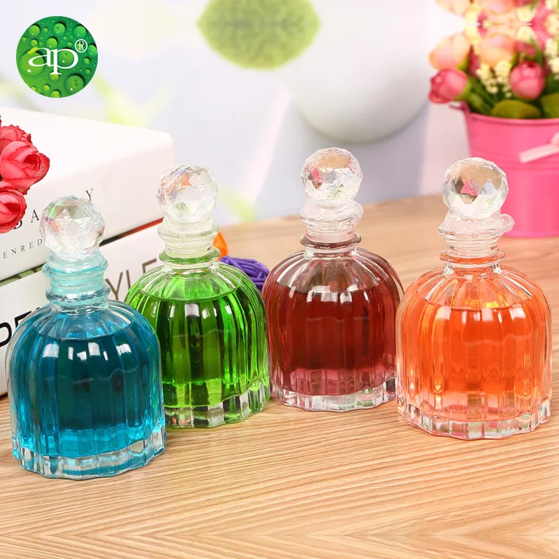 Hot Sale Best 102 ml Transparent Pumpkin Design Eco Friendly Essential Oil Diffuser Rattan Reed Sticks Fragrance With Bottle Essential Oil Diffuser