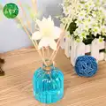 Hot Sale Best 102 ml Transparent Pumpkin Design Eco Friendly Essential Oil Diffuser Rattan Reed Sticks Fragrance With Bottle Essential Oil Diffuser