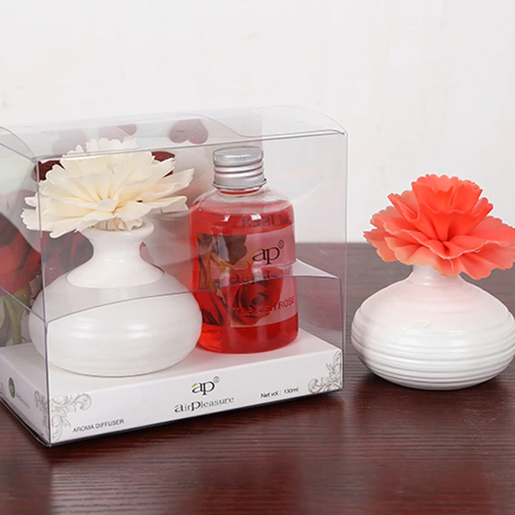 130 ml Ceramic Bottle Diffuser Sticks Glass Aromatherapy Bottle Refillable Perfume Atomiser Reed Diffuser Bottle