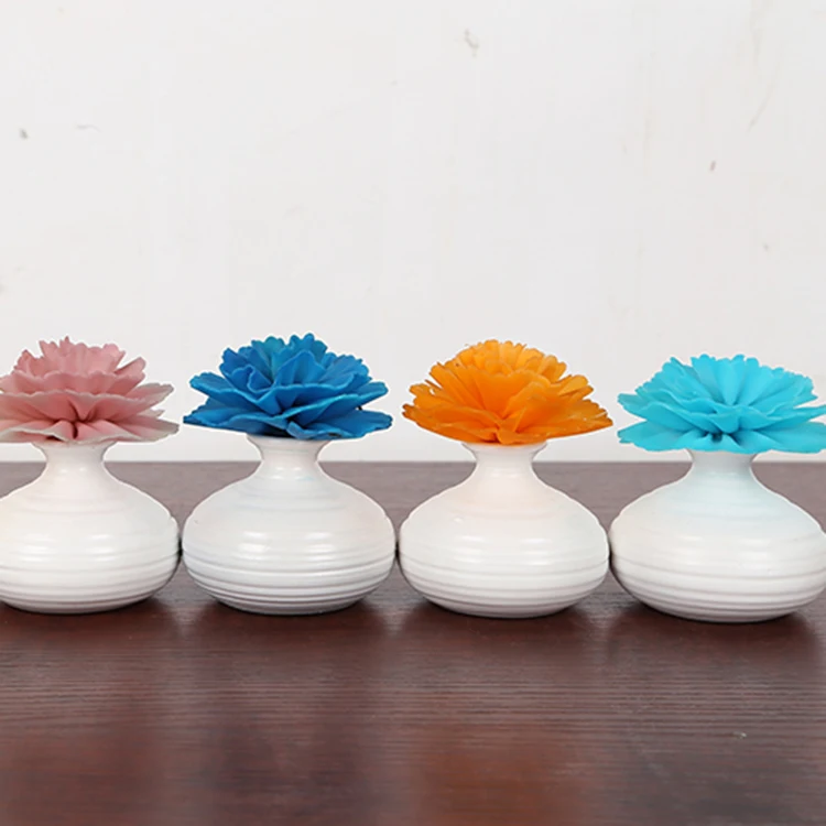 130 ml Ceramic Bottle Diffuser Sticks Glass Aromatherapy Bottle Refillable Perfume Atomiser Reed Diffuser Bottle