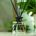 OEM perfume bottle set 180ml Big Size Glass Bottle Reed Diffuser with Sticks Car air Freshener Essential oil aromatherapy kit