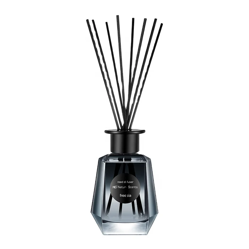 220ml Reed Diffuser Luxury Bottle Glass Blowing With Extreme Decorative Reeds Home Fragrance Diffuser Stick Car air Freshener