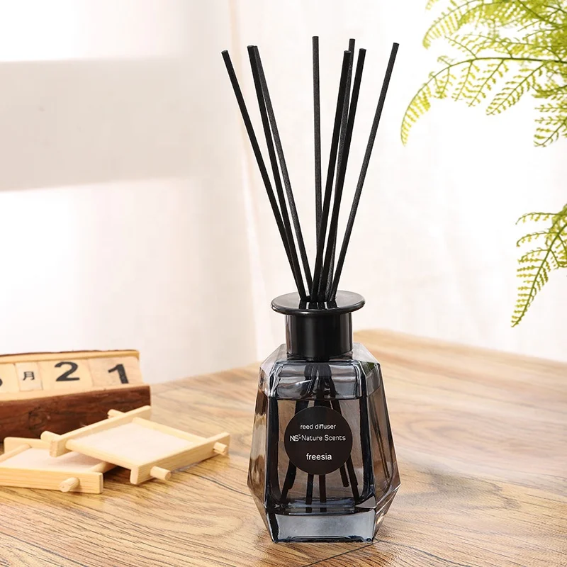 220ml Reed Diffuser Luxury Bottle Glass Blowing With Extreme Decorative Reeds Home Fragrance Diffuser Stick Car air Freshener