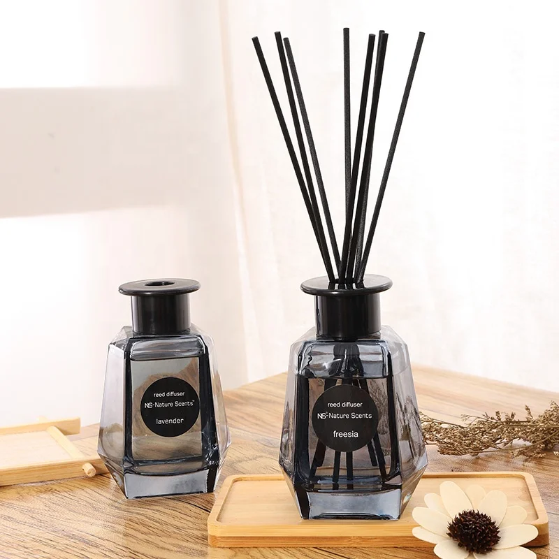 220ml Reed Diffuser Luxury Bottle Glass Blowing With Extreme Decorative Reeds Home Fragrance Diffuser Stick Car air Freshener