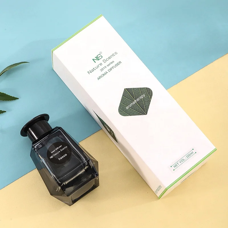 220ml Reed Diffuser Luxury Bottle Glass Blowing With Extreme Decorative Reeds Home Fragrance Diffuser Stick Car air Freshener