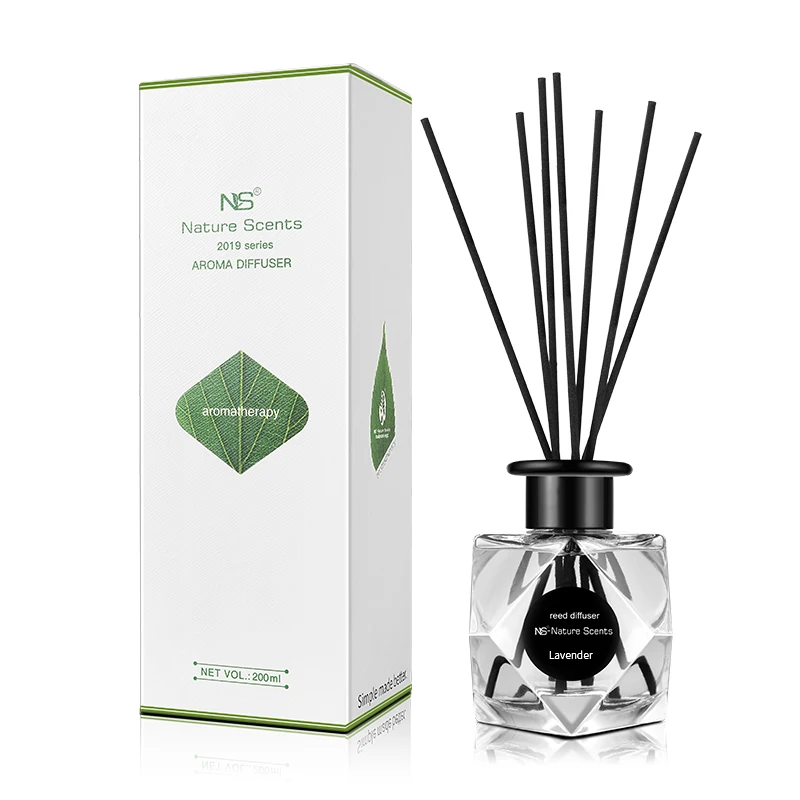 Wholesale 200ml Home Fragrance Reed Diffuser with Rattan Stick and Sola Flower