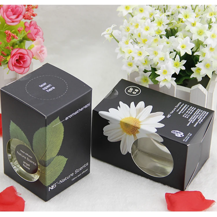 Home Fragrance Eco-friendly Glass Bottle Aroma Scented Essential Oil Reed Diffusers with Rattan Sticks Car air Freshener