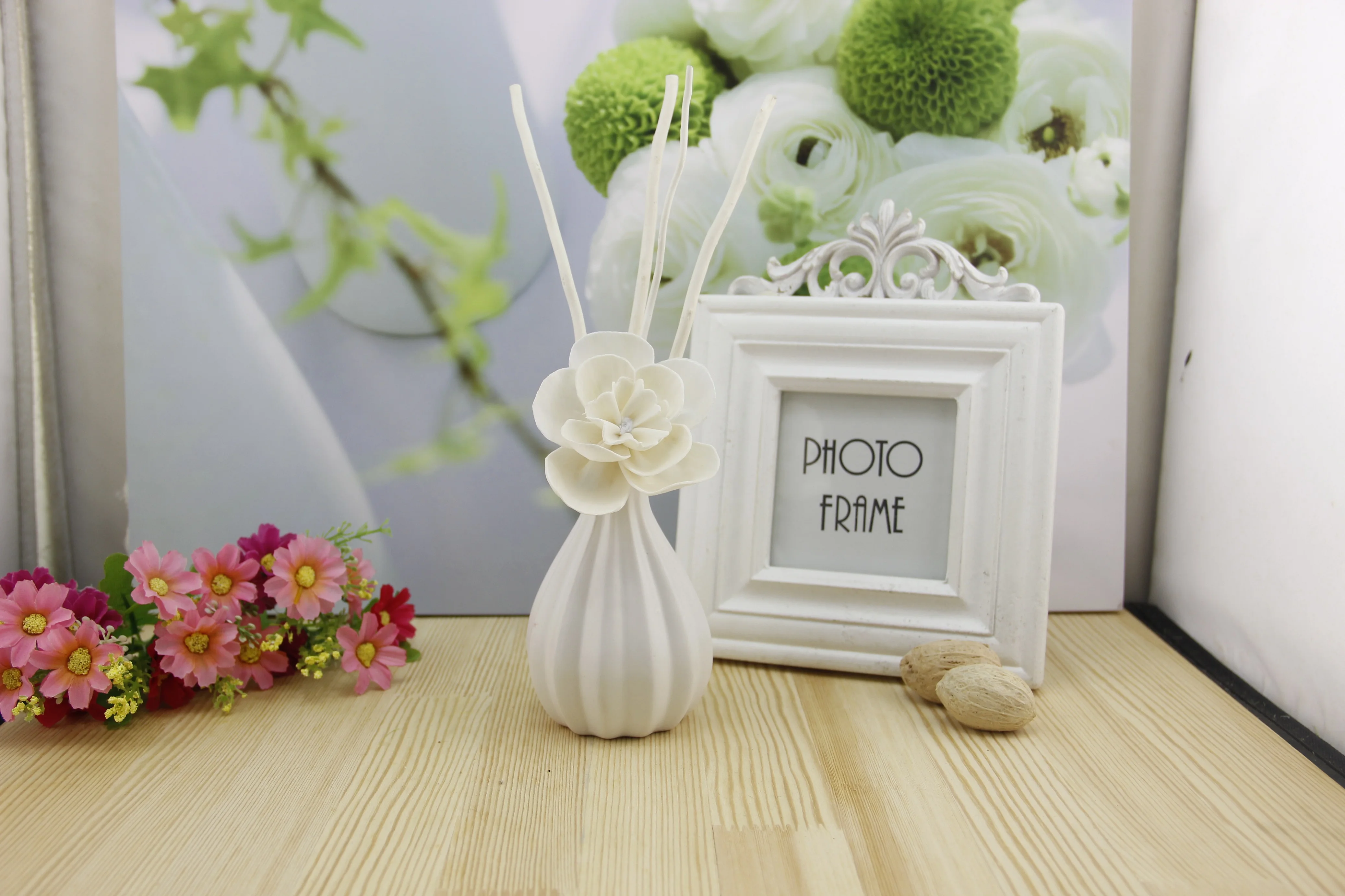 Free Sample Luxury Home Decor New Perfume Fragrance Fibre Stick Black Fireless Glass Reed Diffuser Car air Freshener